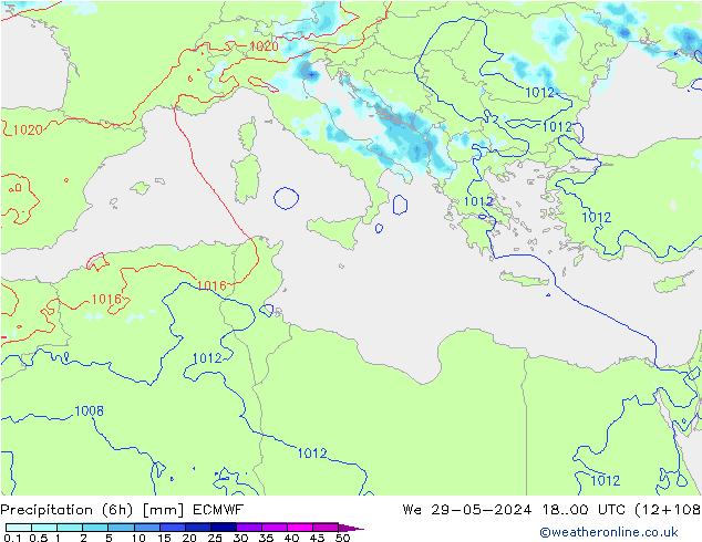 Z500/Rain (+SLP)/Z850 ECMWF St 29.05.2024 00 UTC