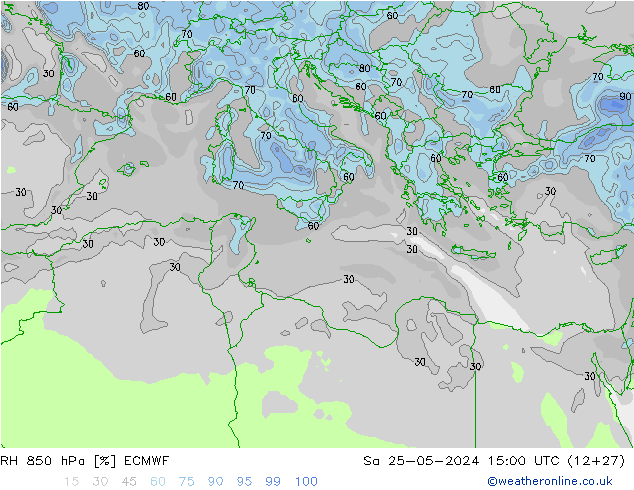 RH 850 hPa ECMWF so. 25.05.2024 15 UTC