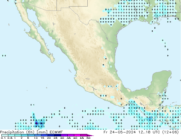 Z500/Rain (+SLP)/Z850 ECMWF Pá 24.05.2024 18 UTC