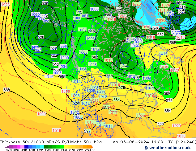 Thck 500-1000hPa ECMWF 星期一 03.06.2024 12 UTC