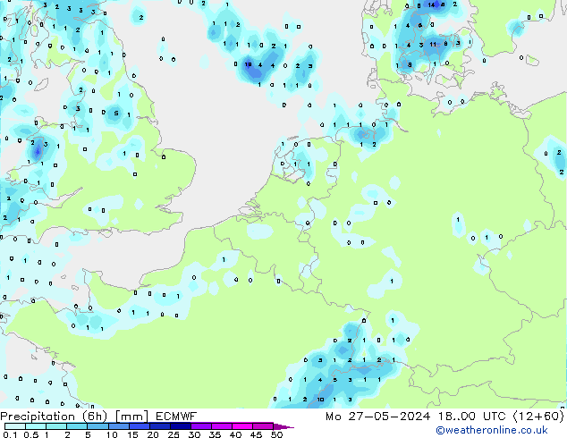 Z500/Rain (+SLP)/Z850 ECMWF Mo 27.05.2024 00 UTC