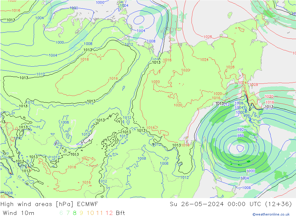Sturmfelder ECMWF So 26.05.2024 00 UTC