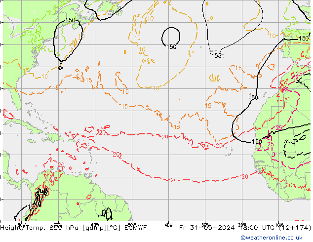 Z500/Rain (+SLP)/Z850 ECMWF пт 31.05.2024 18 UTC