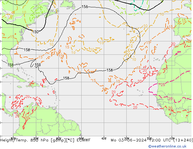 Z500/Regen(+SLP)/Z850 ECMWF ma 03.06.2024 12 UTC