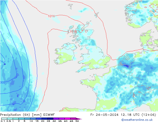 Z500/Yağmur (+YB)/Z850 ECMWF Cu 24.05.2024 18 UTC