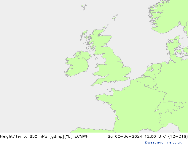 Z500/Rain (+SLP)/Z850 ECMWF Ne 02.06.2024 12 UTC