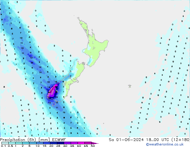 Z500/Regen(+SLP)/Z850 ECMWF za 01.06.2024 00 UTC