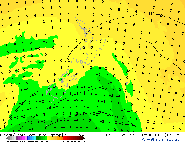 Z500/Rain (+SLP)/Z850 ECMWF ven 24.05.2024 18 UTC