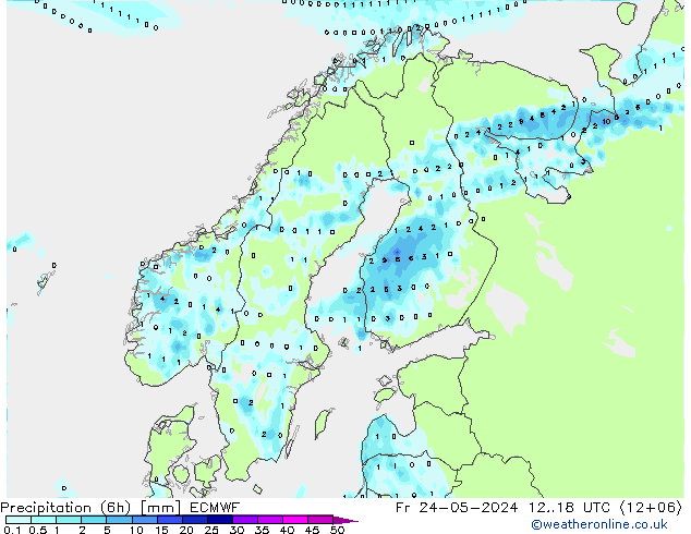 Z500/Yağmur (+YB)/Z850 ECMWF Cu 24.05.2024 18 UTC