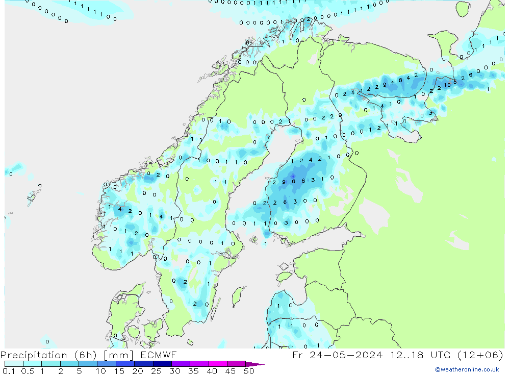 Z500/Rain (+SLP)/Z850 ECMWF Sex 24.05.2024 18 UTC