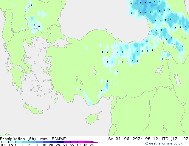 Z500/Rain (+SLP)/Z850 ECMWF sam 01.06.2024 12 UTC