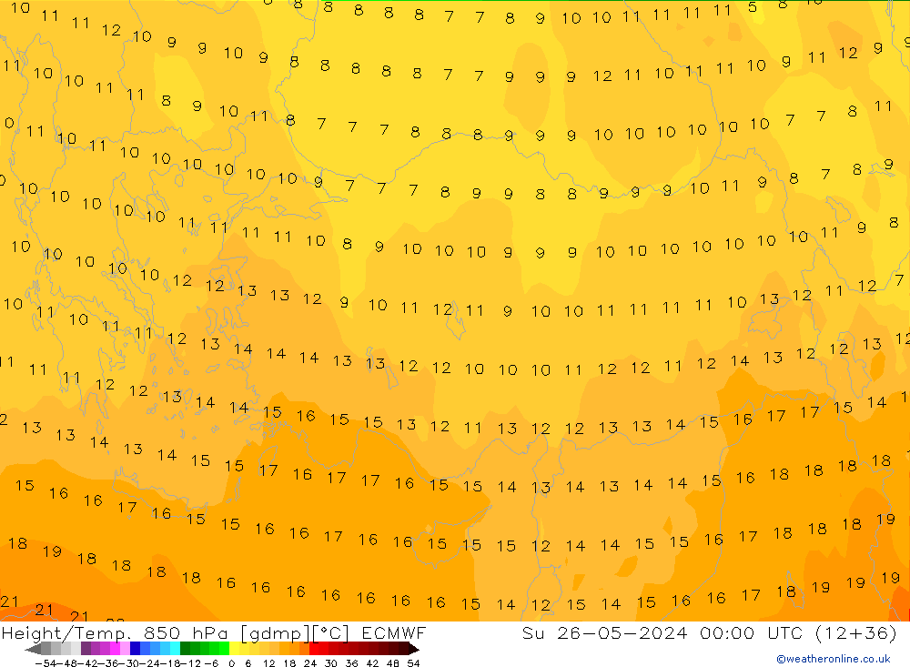 Z500/Rain (+SLP)/Z850 ECMWF Вс 26.05.2024 00 UTC