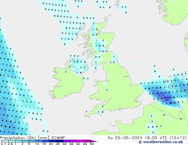 Z500/Rain (+SLP)/Z850 ECMWF So 25.05.2024 00 UTC