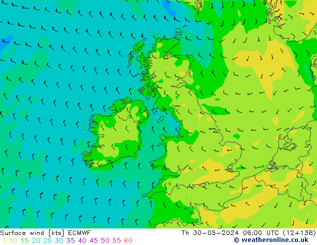  10 m ECMWF  30.05.2024 06 UTC