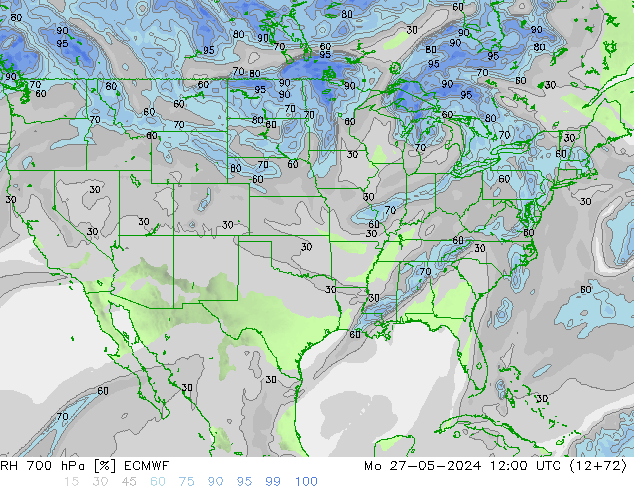 700 hPa Nispi Nem ECMWF Pzt 27.05.2024 12 UTC