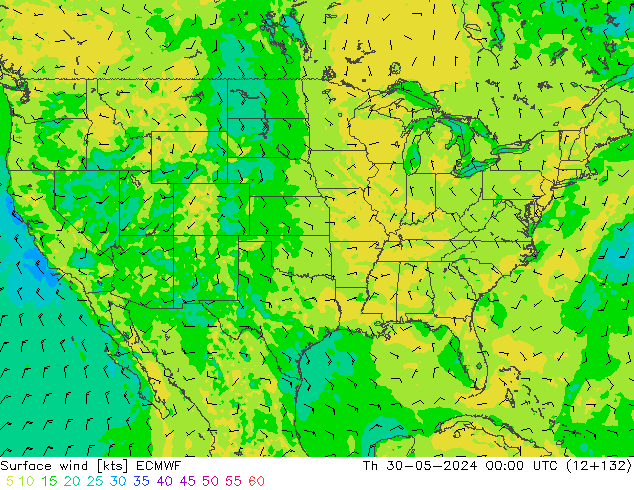  10 m ECMWF  30.05.2024 00 UTC