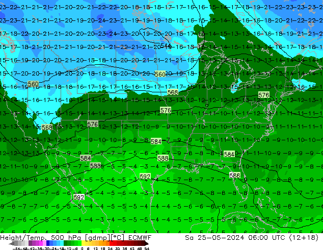 Z500/Rain (+SLP)/Z850 ECMWF  25.05.2024 06 UTC