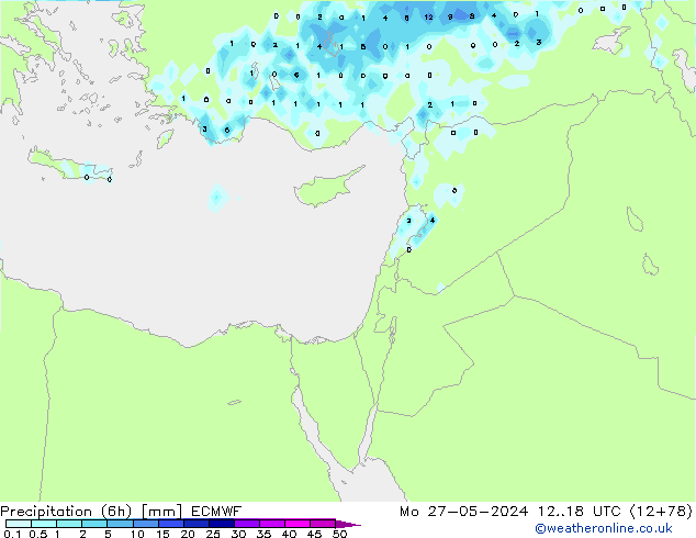 Z500/Rain (+SLP)/Z850 ECMWF Mo 27.05.2024 18 UTC