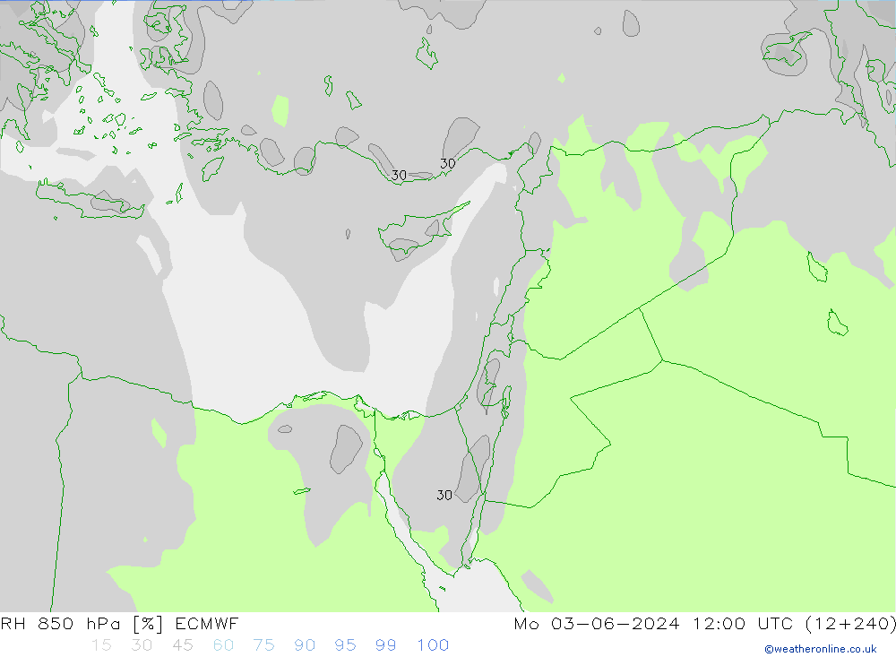 RH 850 hPa ECMWF  03.06.2024 12 UTC