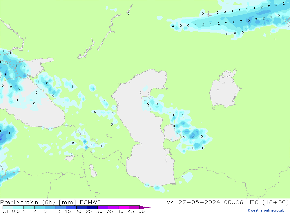 Z500/Rain (+SLP)/Z850 ECMWF lun 27.05.2024 06 UTC