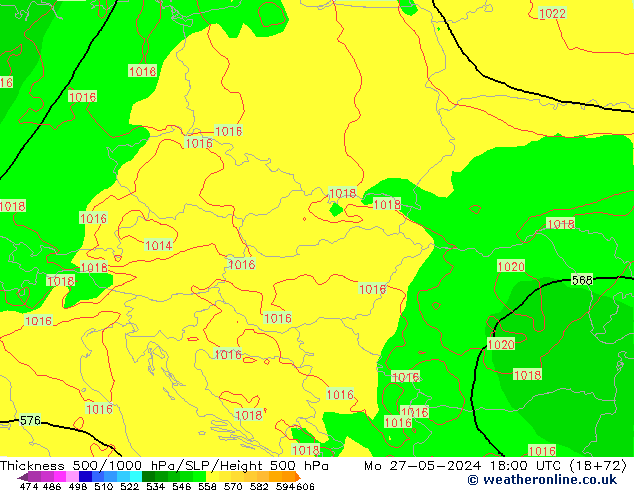 Thck 500-1000hPa ECMWF Mo 27.05.2024 18 UTC