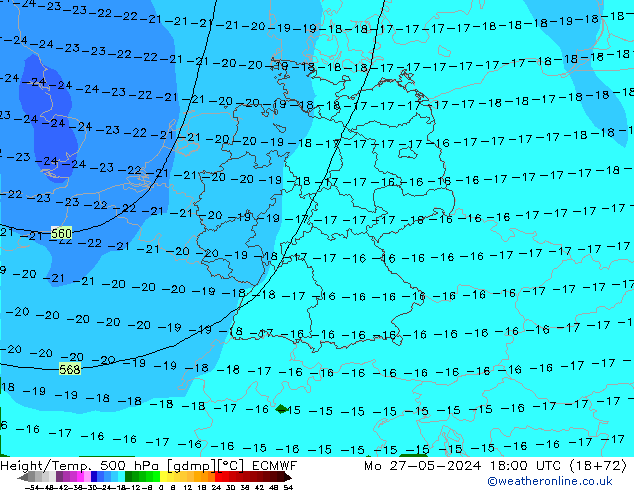 Z500/Rain (+SLP)/Z850 ECMWF Seg 27.05.2024 18 UTC