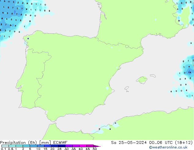 Z500/Rain (+SLP)/Z850 ECMWF  25.05.2024 06 UTC