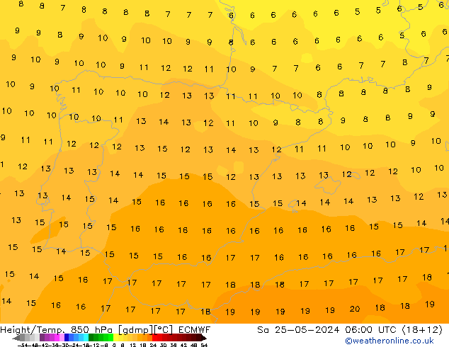 Z500/Rain (+SLP)/Z850 ECMWF  25.05.2024 06 UTC