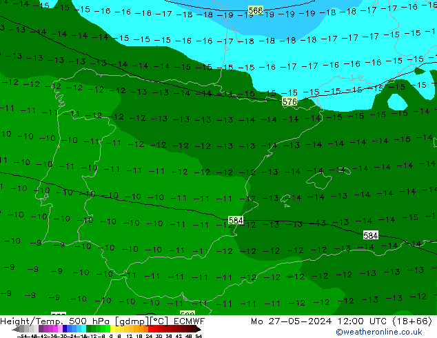 Z500/Rain (+SLP)/Z850 ECMWF Seg 27.05.2024 12 UTC