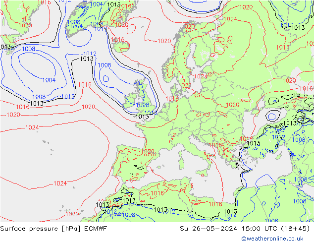      ECMWF  26.05.2024 15 UTC