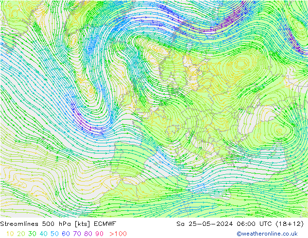  500 hPa ECMWF  25.05.2024 06 UTC