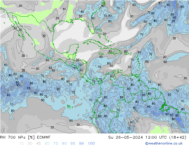 RV 700 hPa ECMWF zo 26.05.2024 12 UTC