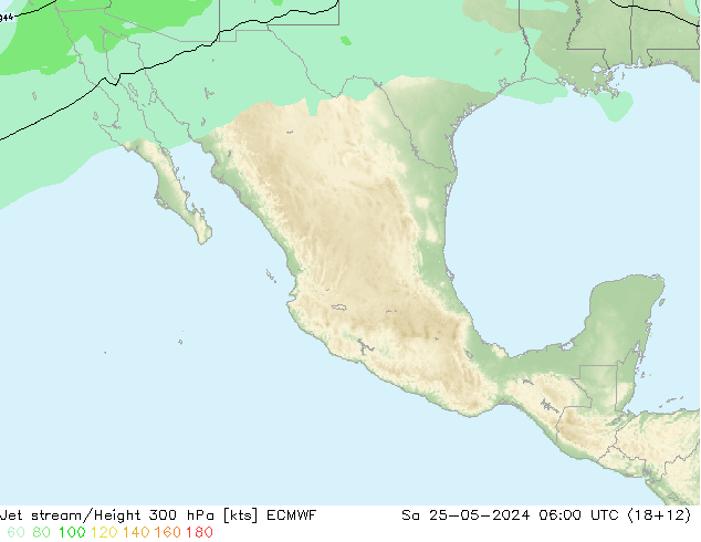 Polarjet ECMWF Sa 25.05.2024 06 UTC