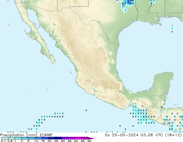 Yağış ECMWF Cts 25.05.2024 06 UTC