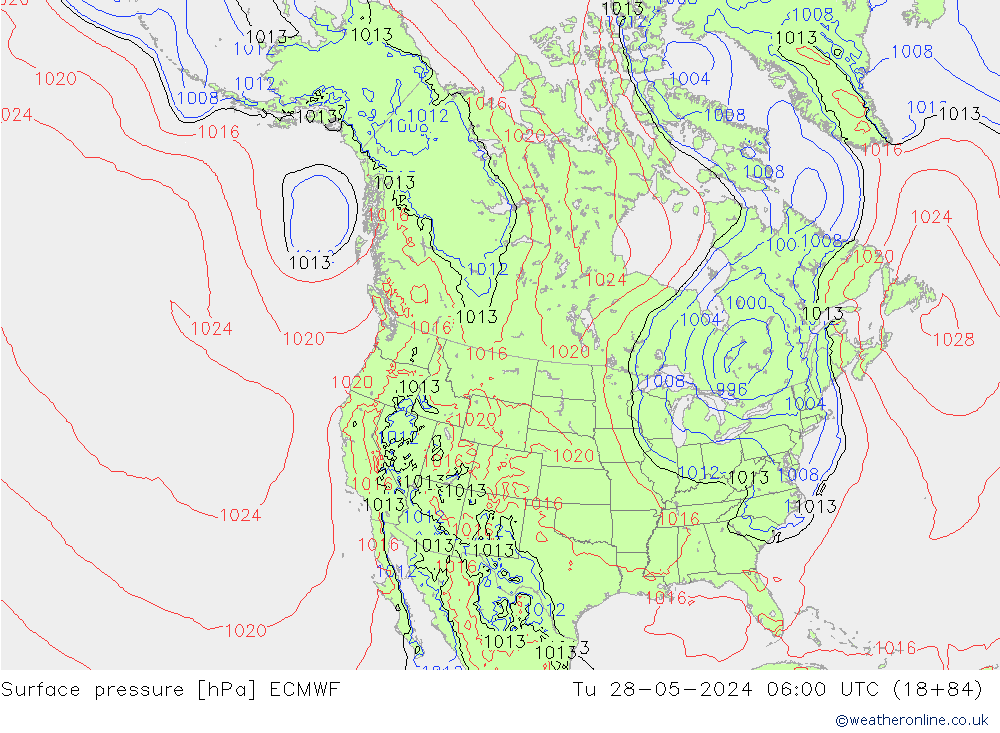 Surface pressure ECMWF Tu 28.05.2024 06 UTC