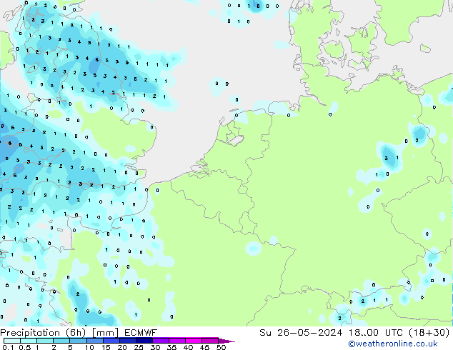 Z500/Rain (+SLP)/Z850 ECMWF Su 26.05.2024 00 UTC