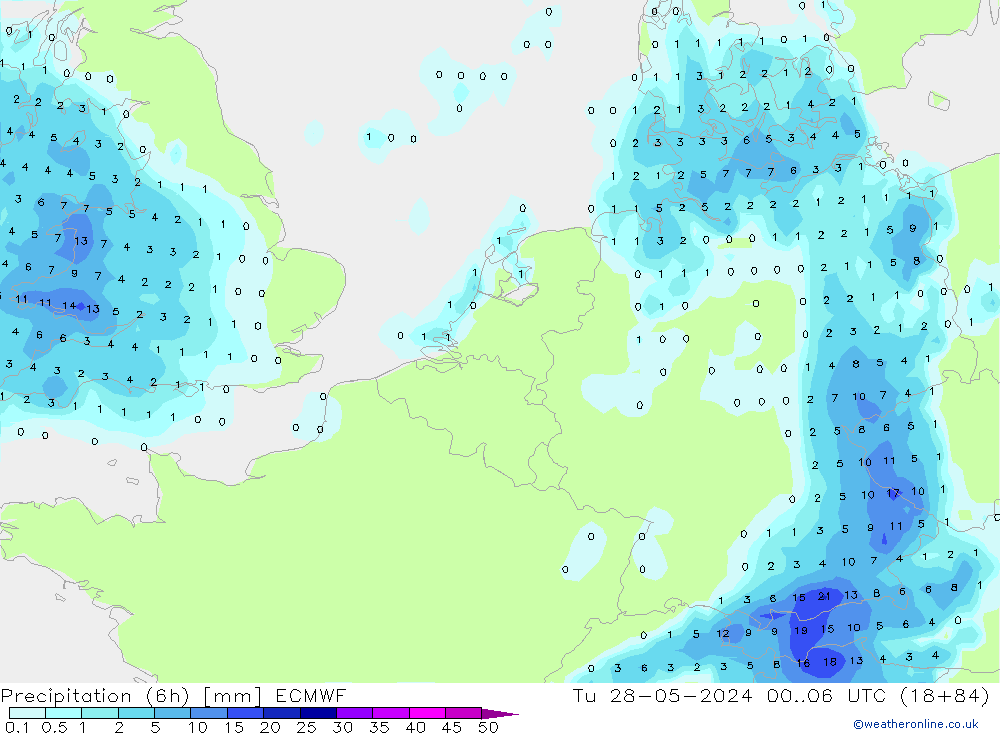 Z500/Regen(+SLP)/Z850 ECMWF di 28.05.2024 06 UTC