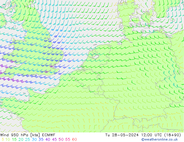  950 hPa ECMWF  28.05.2024 12 UTC