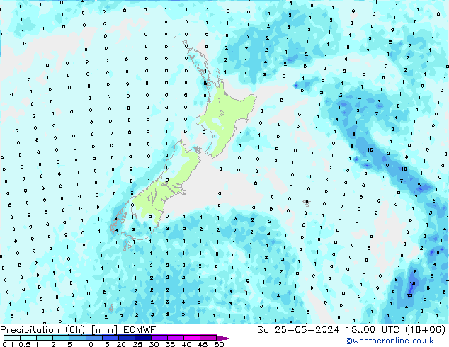 Z500/Regen(+SLP)/Z850 ECMWF za 25.05.2024 00 UTC