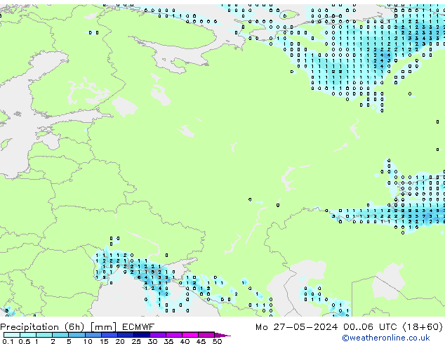 Z500/Regen(+SLP)/Z850 ECMWF ma 27.05.2024 06 UTC