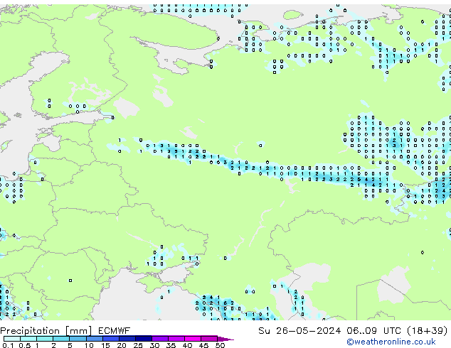Neerslag ECMWF zo 26.05.2024 09 UTC