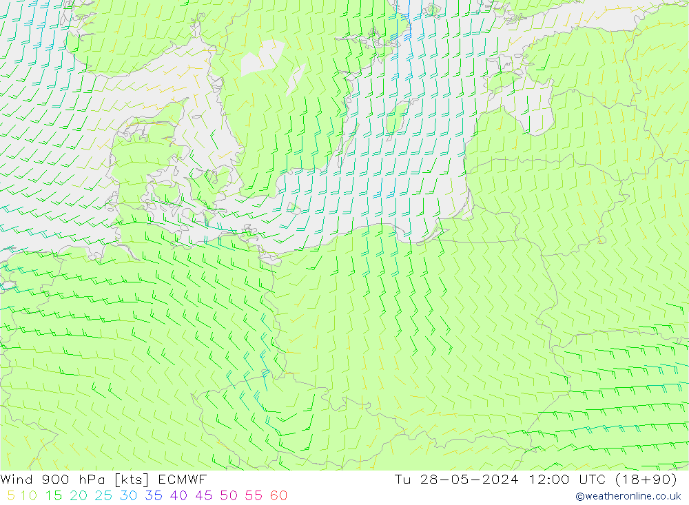  900 hPa ECMWF  28.05.2024 12 UTC