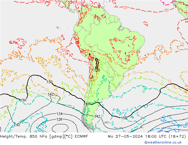 Z500/Rain (+SLP)/Z850 ECMWF Seg 27.05.2024 18 UTC