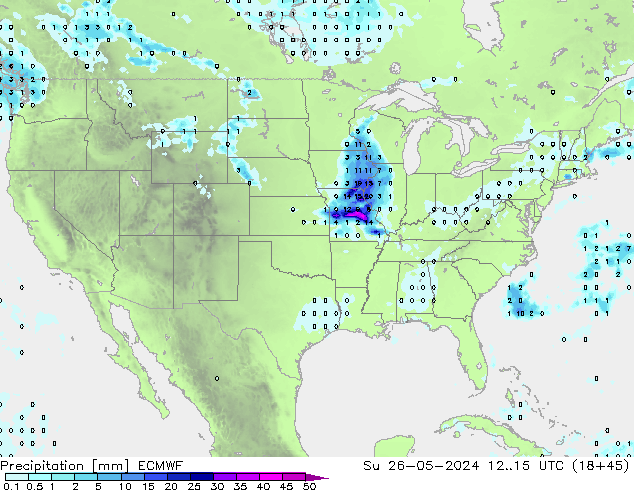 opad ECMWF nie. 26.05.2024 15 UTC