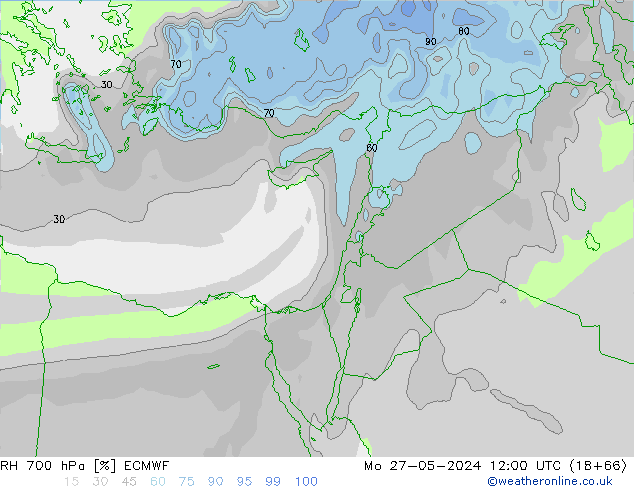 700 hPa Nispi Nem ECMWF Pzt 27.05.2024 12 UTC