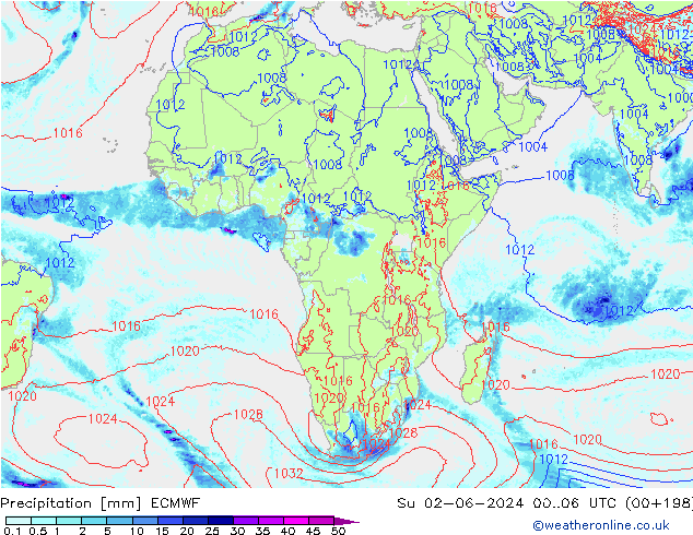 Neerslag ECMWF zo 02.06.2024 06 UTC