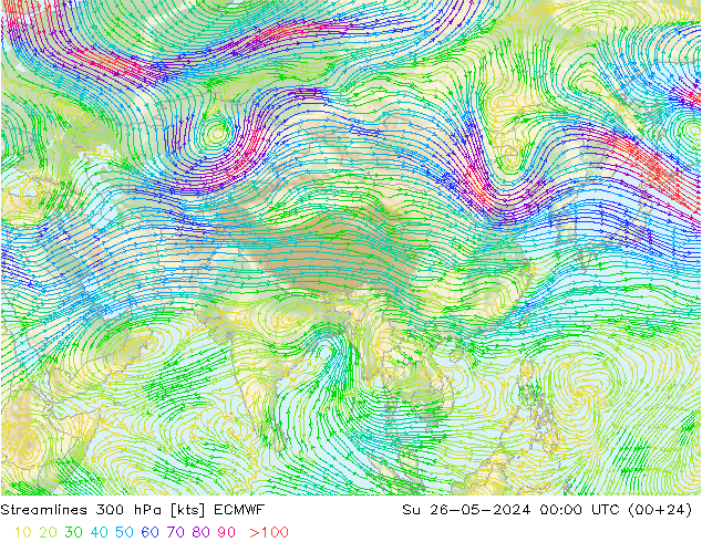  300 hPa ECMWF  26.05.2024 00 UTC