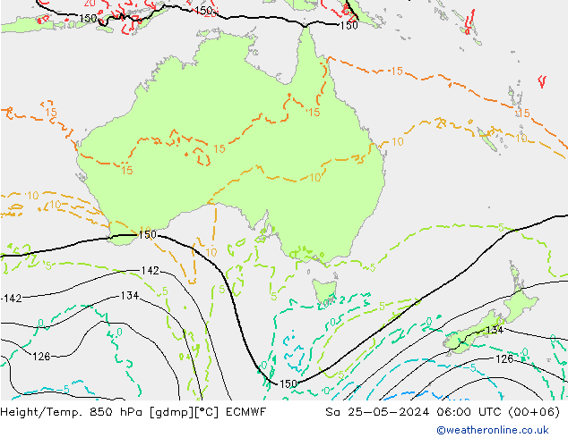 Z500/Rain (+SLP)/Z850 ECMWF so. 25.05.2024 06 UTC