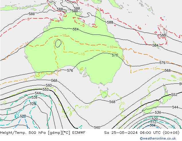 Z500/Rain (+SLP)/Z850 ECMWF so. 25.05.2024 06 UTC