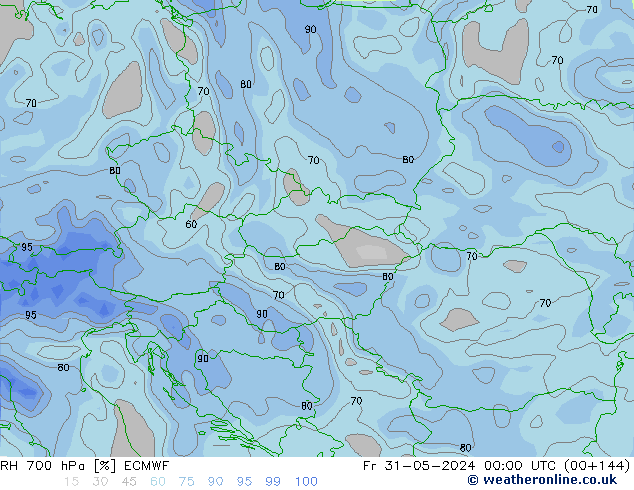 RV 700 hPa ECMWF vr 31.05.2024 00 UTC